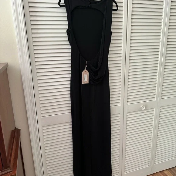 Meshki Black Open-Back Maxi Dress - Picture 4 of 7